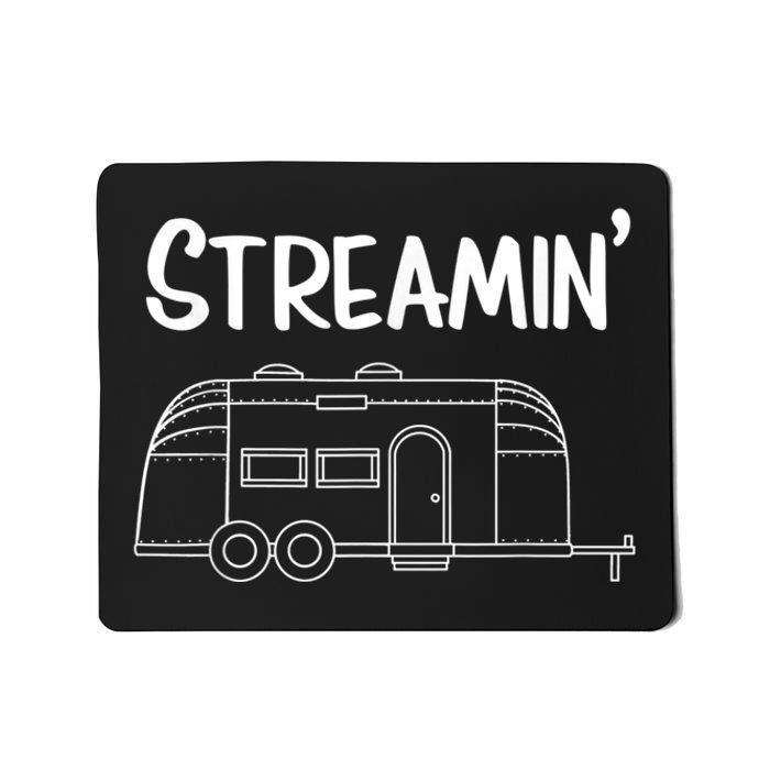 Streamin' Airstream Camping Mousepad