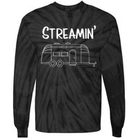 Streamin' Airstream Camping Tie-Dye Long Sleeve Shirt