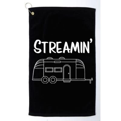 Streamin' Airstream Camping Platinum Collection Golf Towel