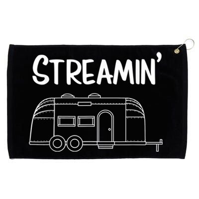 Streamin' Airstream Camping Grommeted Golf Towel