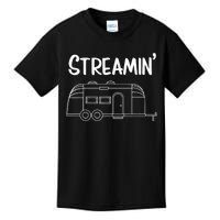 Streamin' Airstream Camping Kids T-Shirt