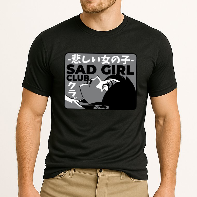 Sad Girl Club Anime Cooling Performance Crew T-Shirt