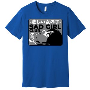 Sad Girl Club Anime Premium T-Shirt