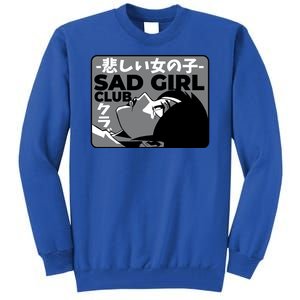 Sad Girl Club Anime Tall Sweatshirt