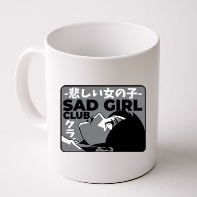 Sad Girl Club Anime Coffee Mug