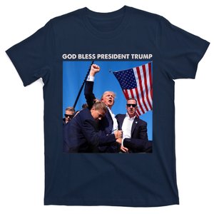 Shooting At Donald Trump Rally Gift God Bless President Trump T-Shirt