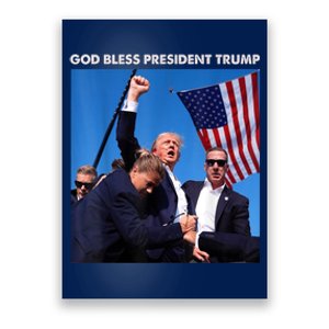 Shooting At Donald Trump Rally Gift God Bless President Trump Poster