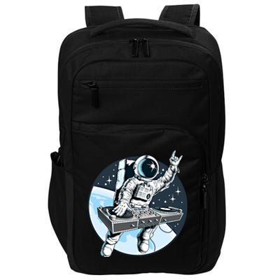 Space Astronaut Dj Disc Jockey Dancing Graphic Cool Designs Funny Gift Impact Tech Backpack