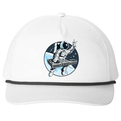 Space Astronaut Dj Disc Jockey Dancing Graphic Cool Designs Funny Gift Snapback Five-Panel Rope Hat