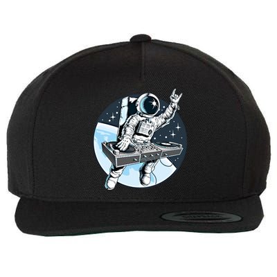 Space Astronaut Dj Disc Jockey Dancing Graphic Cool Designs Funny Gift Wool Snapback Cap