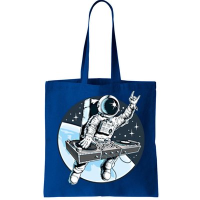 Space Astronaut Dj Disc Jockey Dancing Graphic Cool Designs Funny Gift Tote Bag