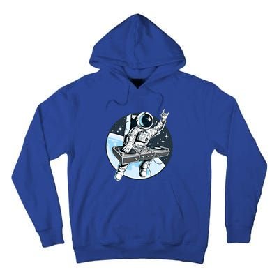 Space Astronaut Dj Disc Jockey Dancing Graphic Cool Designs Funny Gift Tall Hoodie