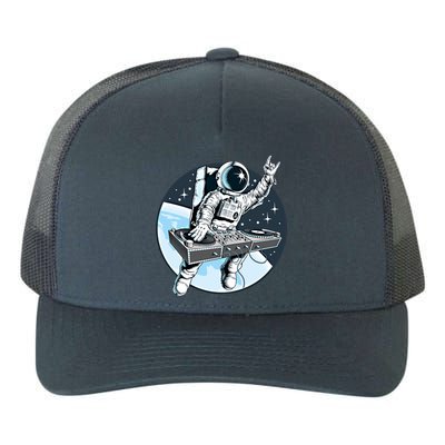 Space Astronaut Dj Disc Jockey Dancing Graphic Cool Designs Funny Gift Yupoong Adult 5-Panel Trucker Hat