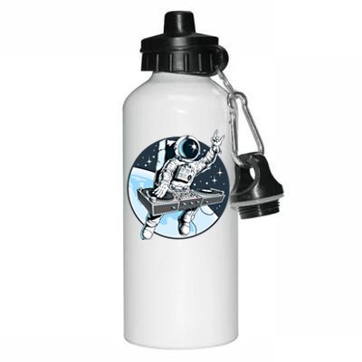 Space Astronaut Dj Disc Jockey Dancing Graphic Cool Designs Funny Gift Aluminum Water Bottle