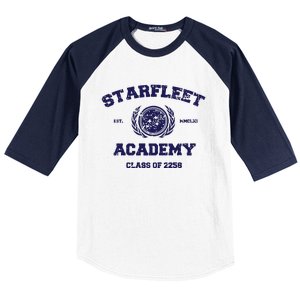 Starfleet Academy Distressed Baseball Sleeve Shirt