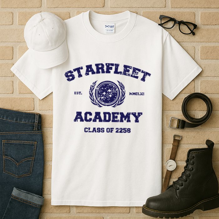 Starfleet Academy Distressed Tall T-Shirt