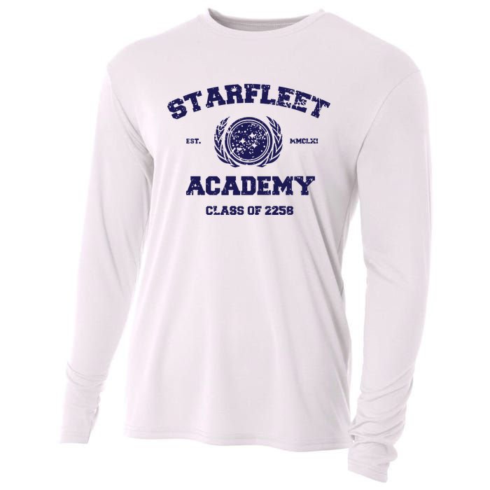 Starfleet Academy Distressed Cooling Performance Long Sleeve Crew