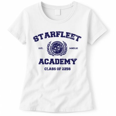 Starfleet Academy Distressed Womens T-Shirt