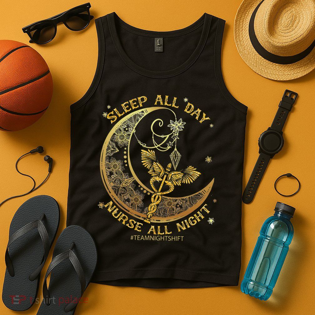 Sleep All Day Nurse All Night, Night Shift Nurses Gifts Tank Top