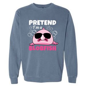 Sea Animal Deep Sea Fish Pretend Im A Blobfish Gift Garment-Dyed Sweatshirt