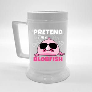 Sea Animal Deep Sea Fish Pretend Im A Blobfish Gift Beer Stein