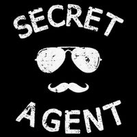Secret Agent Distressed Halloween Funny Costume Spy Flat Bill Trucker Hat