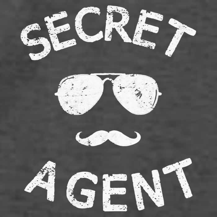 Secret Agent Distressed Halloween Funny Costume Spy Vector Backpack