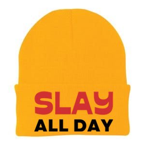 Slay All Day Knit Cap Winter Beanie