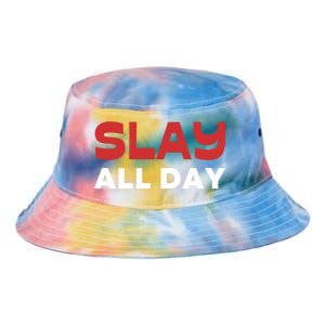 Slay All Day Tie Dye Newport Bucket Hat