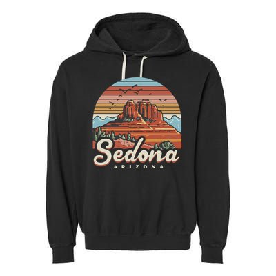 Sedona Arizona Desert Garment-Dyed Fleece Hoodie