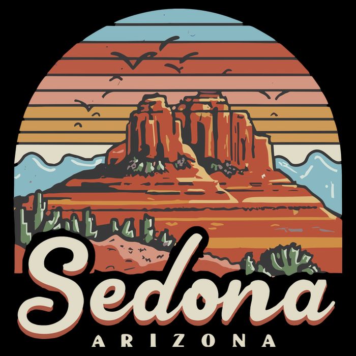 Sedona Arizona Desert Womens T-Shirt
