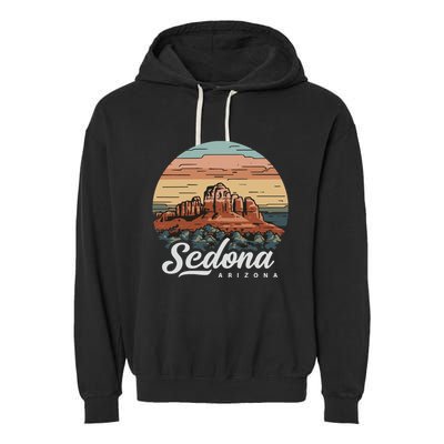 Sedona Arizona Desert Garment-Dyed Fleece Hoodie