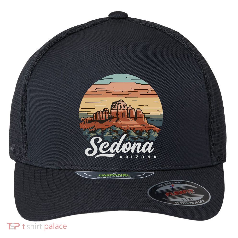 Sedona Arizona Desert Flexfit Unipanel Trucker Cap