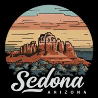 Sedona Arizona Desert Cooling Performance Crew T-Shirt