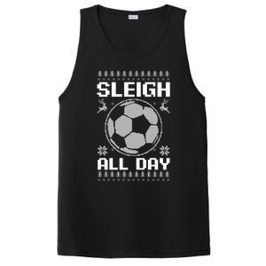 Sleigh All Day Design Christmas Soccer Great Gift PosiCharge Competitor Tank