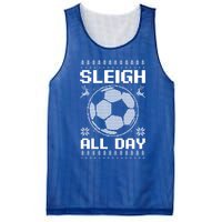 Sleigh All Day Design Christmas Soccer Great Gift Mesh Reversible Basketball Jersey Tank