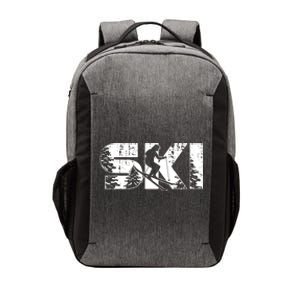 SKI Alpine Downhill Skiing Winter Sports Funny Skier Vector Backpack