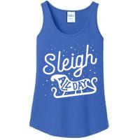 Sleigh All Day Funny Santa Christmas Reindeer Funny Gift Ladies Essential Tank