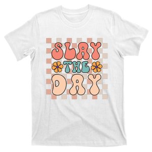 Slay All Day Gender Neutral Halloween Motivational T-Shirt