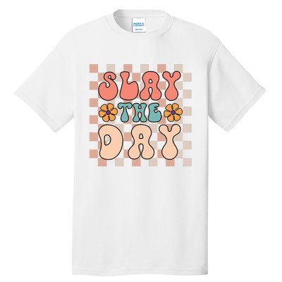 Slay All Day Gender Neutral Halloween Motivational Tall T-Shirt