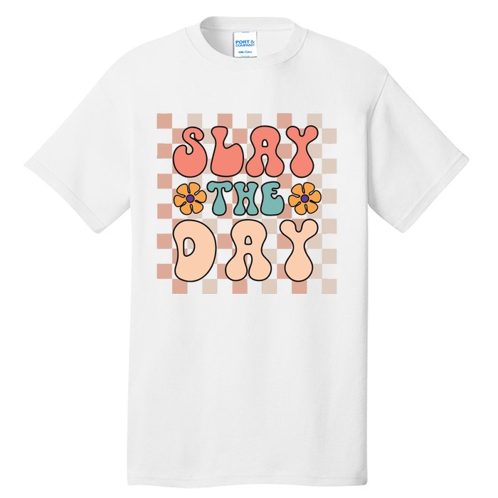 Slay All Day Gender Neutral Halloween Motivational Tall T-Shirt