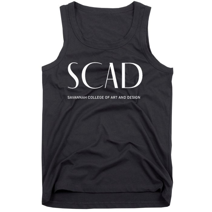 SCAD Art Deco Style College Long Sleeve Tank Top