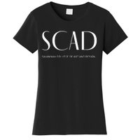 SCAD Art Deco Style College Long Sleeve Women's T-Shirt