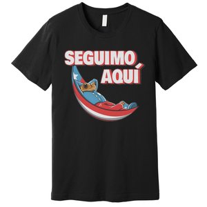 Seguimo Aqui Debi Tirar Album Mas Fotos Frog Lover Design Premium T-Shirt