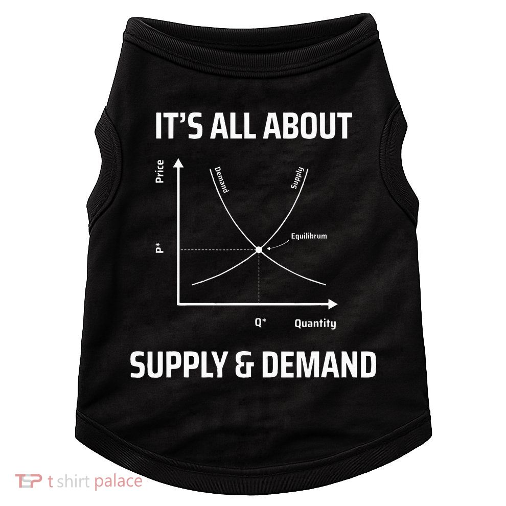 Supply And Demand Funny Economics Teacher & Economist Doggie Tank