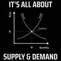 Supply And Demand Funny Economics Teacher & Economist Kids T-Shirt
