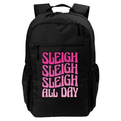 Sleigh All Day Embrace Winter Christmas Cheer Gift Backpack