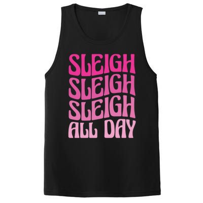 Sleigh All Day Embrace Winter Christmas Cheer Gift PosiCharge Competitor Tank