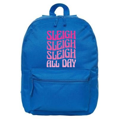 Sleigh All Day Embrace Winter Christmas Cheer Gift 16 in Basic Backpack