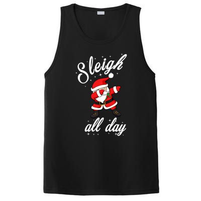 Sleigh All Day Dabbing Santa Funny Christmas Cool Gift Cute Gift PosiCharge Competitor Tank